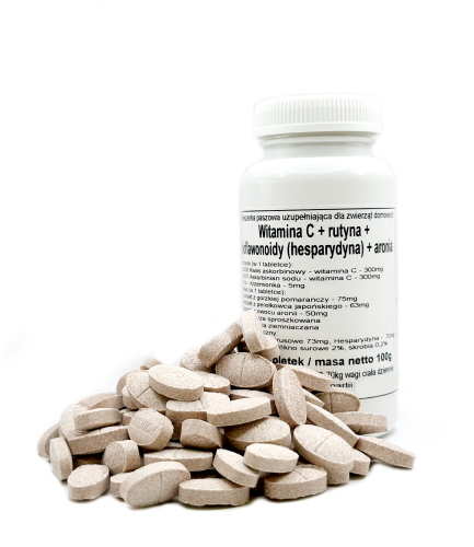 Witamina C + rutyna + hesparadyna + aronia - tabletki