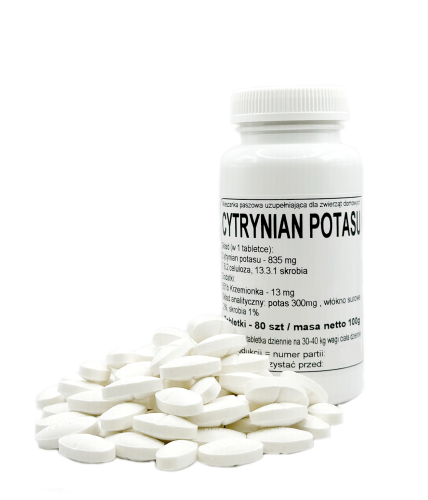 Cytrynian potasu - tabletki