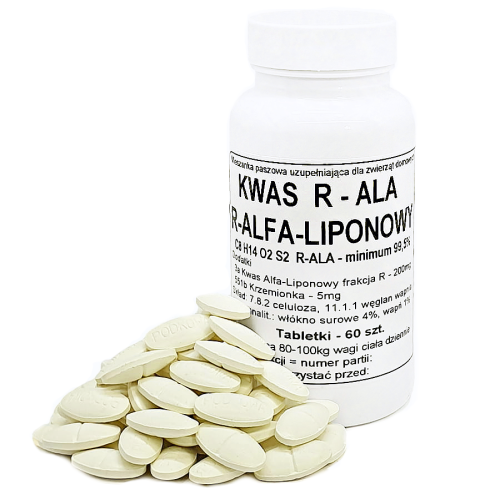 Kwas R-Alfa-Liponowy (R-ALA) - Tabletki 200mg