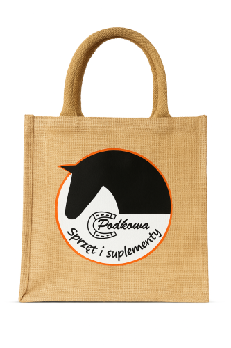 Torba jutowa z logo