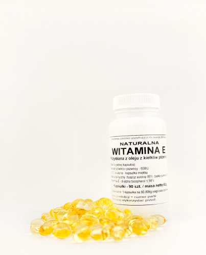 Naturalna Witamina E - kapsułki 600 IU