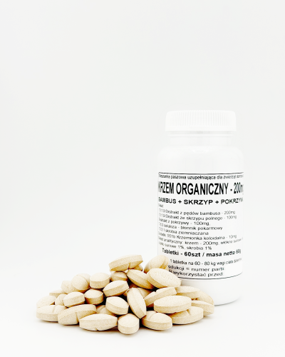 Krzem organiczny - 3 ekstrakty - tabletki